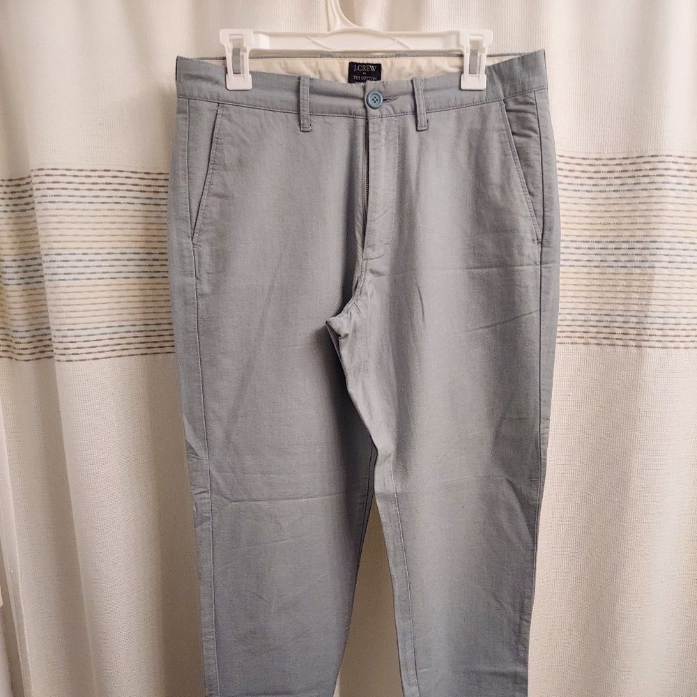 Men's J. Crew "The Sutton" Blue/Gray Pants